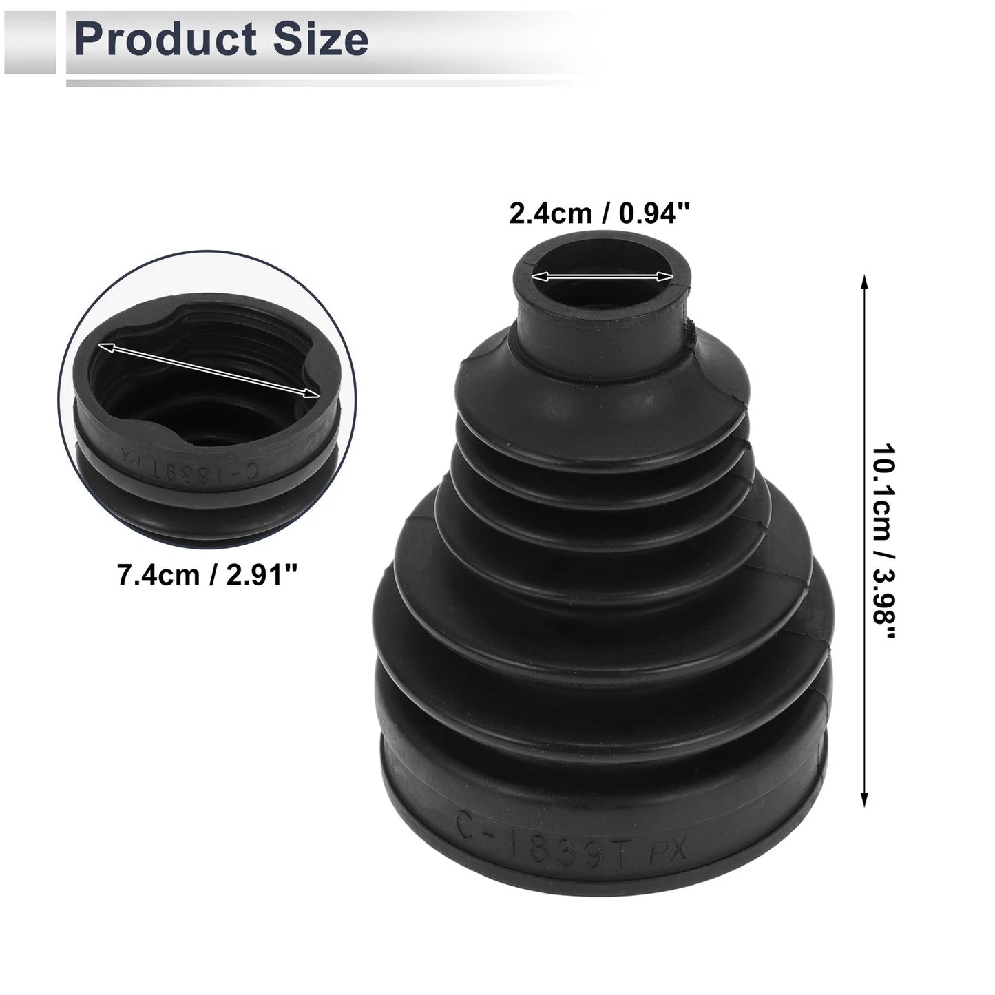 Inner CV Joint Boot Kit with Clamps for Ford Focus (2011–2015) No.BV614A084BB