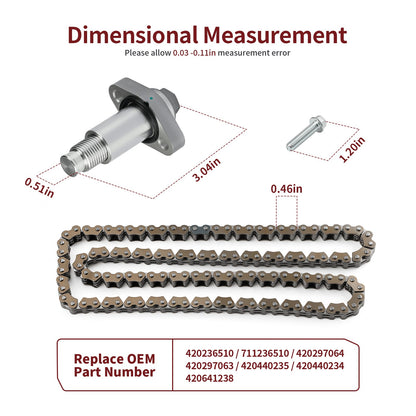 Cam Timing Chain Tensioner Set for Can-Am Outlander 800 850 450 500 650 570
