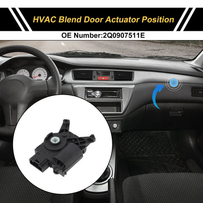 HVAC Heater Blend Door Actuator for Volkswagen Tiguan (2012–2016) No. 2Q0907511E
