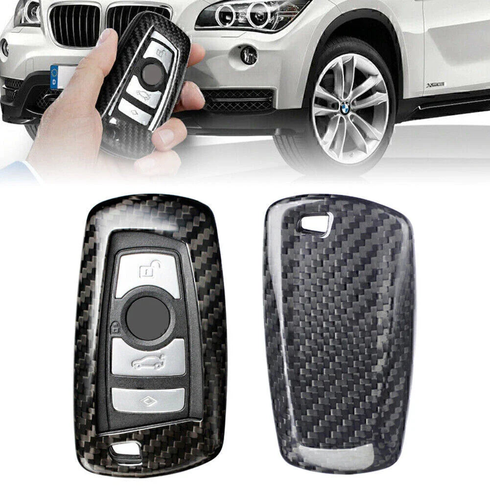 Carbon Fiber Key Fob Shell Cover for BMW 1 3 4 5 7 Series X3