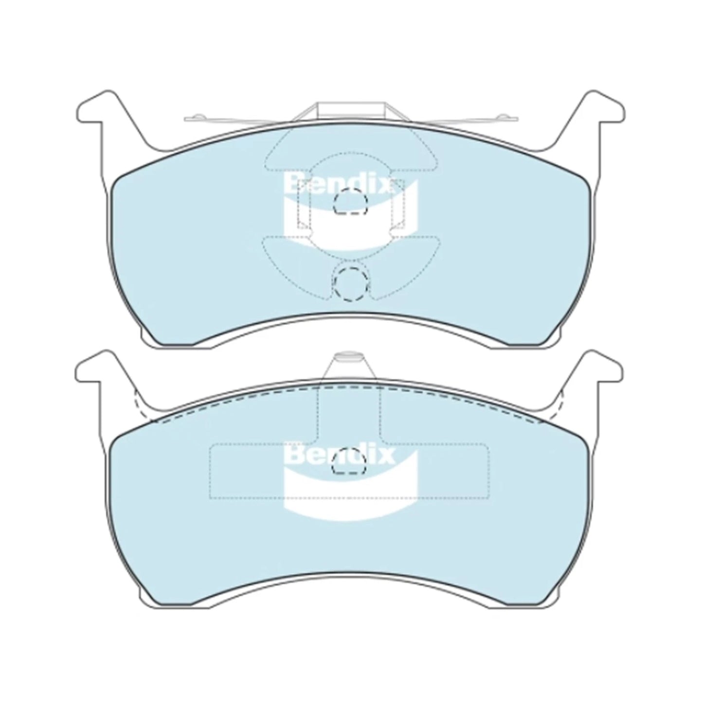 Set of 4 Rear Disc Brake Pads for Ford LTD (1988–1994)