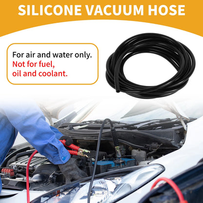 15FT 1/4" Silicone Vacuum Tubing Hose for Air and Water