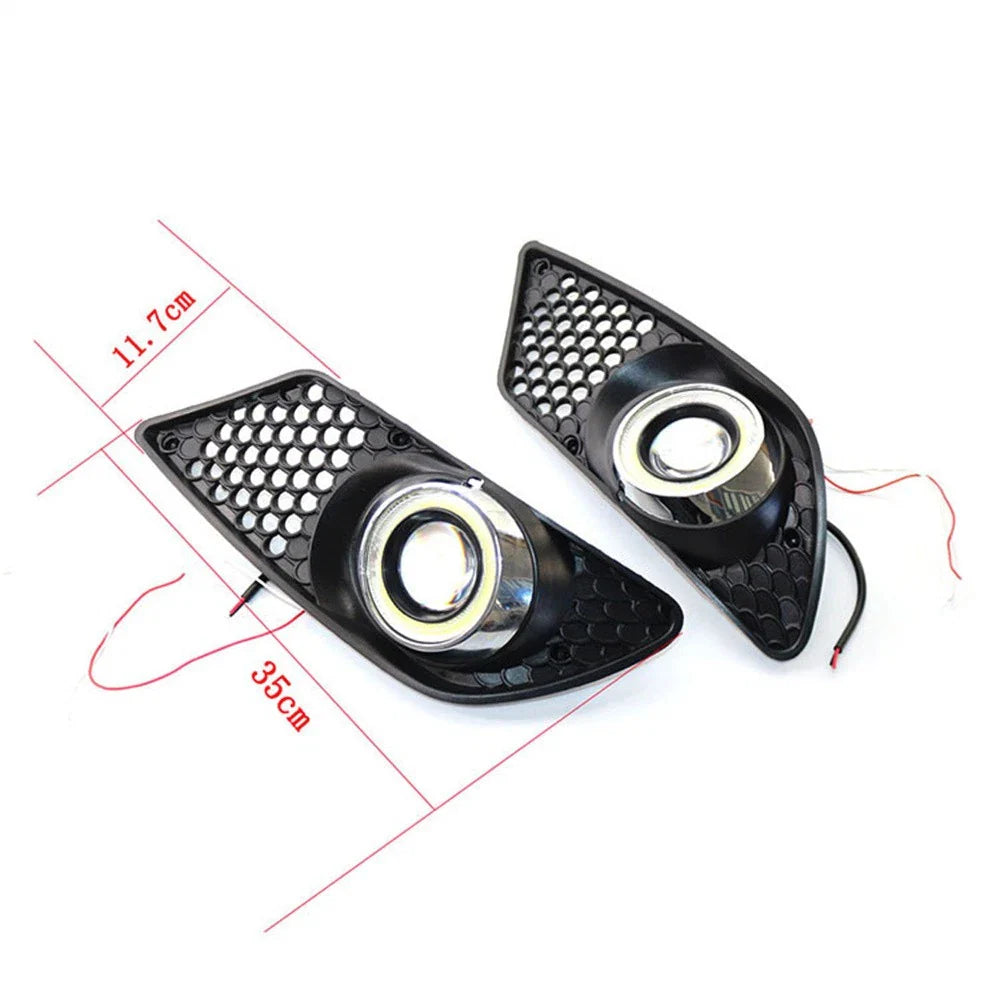 LED Bumper Fog Lights with Covers for Mercedes-Benz C230 C300 C350 (2008-2015)