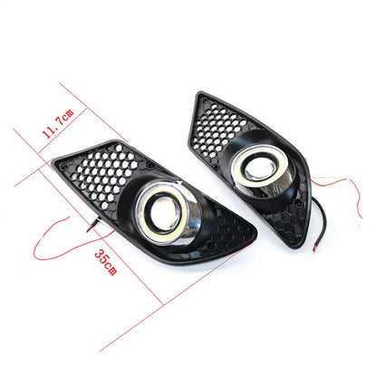 LED Bumper Fog Lights with Covers for Mercedes-Benz C230 C300 C350 (2008-2015)