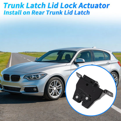 Rear Trunk Latch Lock Actuator for BMW 1 Series (2016) 51247385921 Black