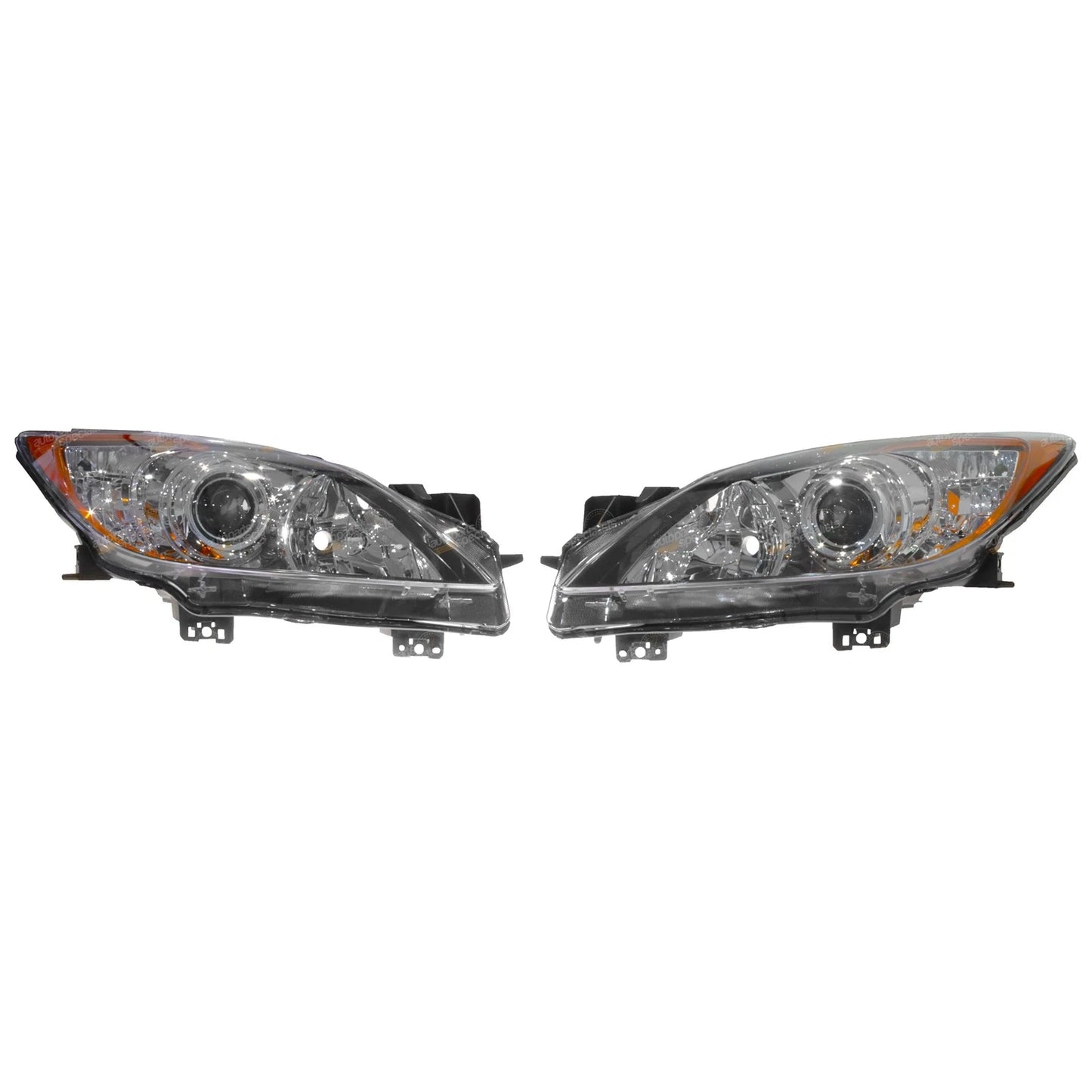 Headlights Pair for Mazda 3 BL Series Sedan/Hatch (2009-On)
