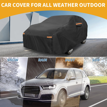 Waterproof Car Cover for Toyota Sienna (190T-PU, Black)