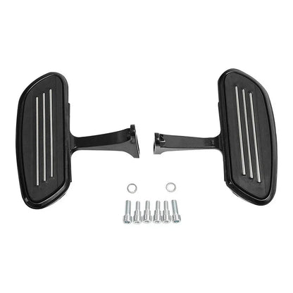 Pegstreamliner Black/Chrome Passenger Floorboard for Harley Touring (1993-2025)