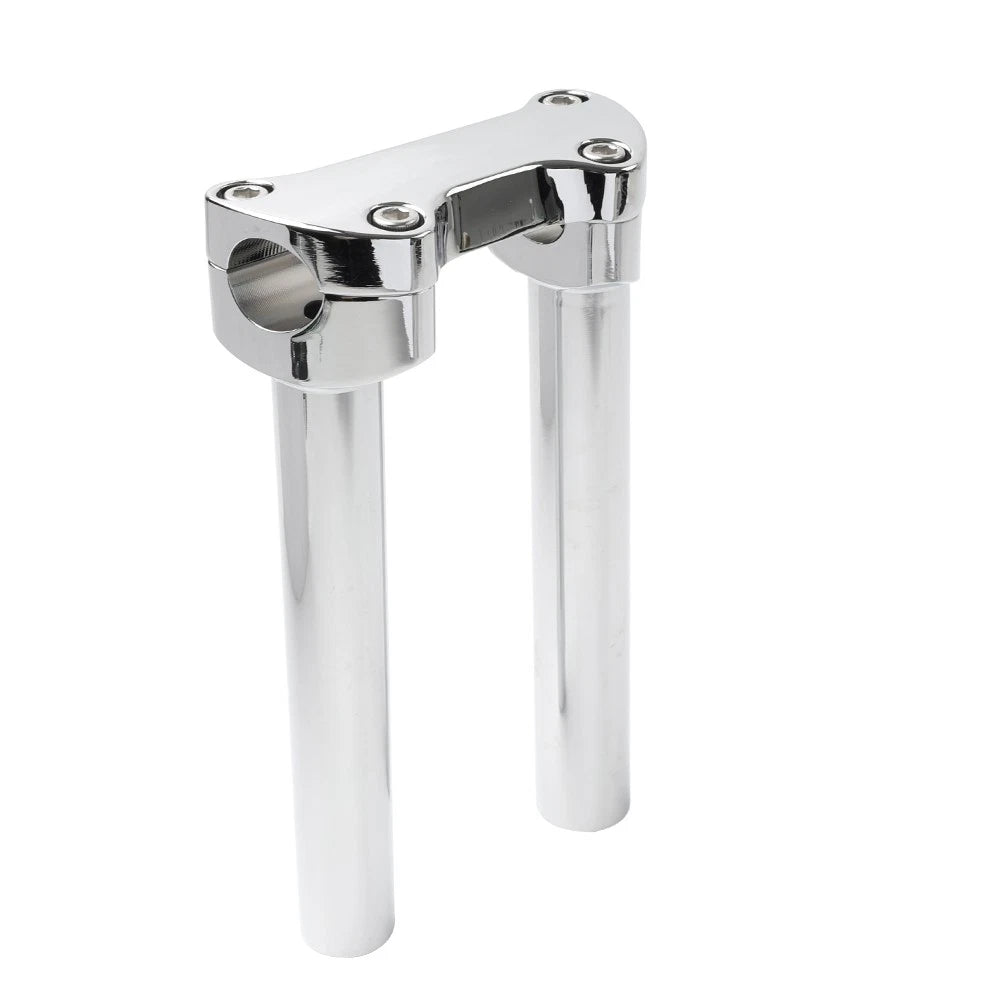 2" CNC Fork Boots Cover for Harley Touring (1984–2013) Pair Chrome
