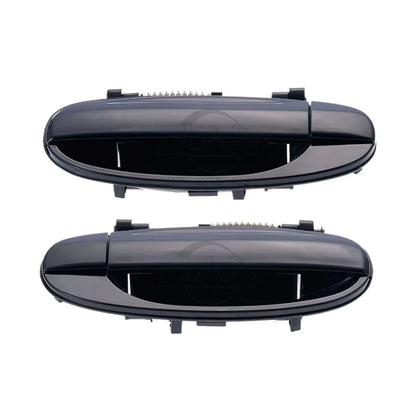 2X Rear Outer Door Handles Black for Holden Barina TK (2005–2011)