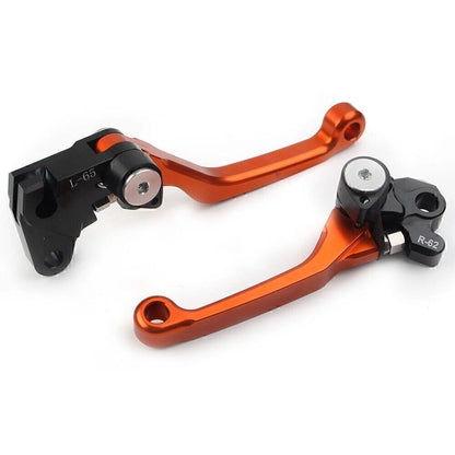 Pivot Brake Clutch Levers Set of 2 for Yamaha WR 250F WR 450F (2001–2016) ORANGE