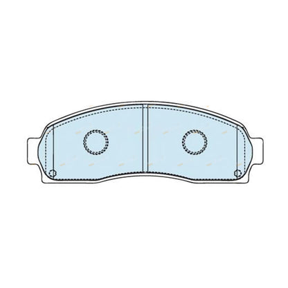 Set of 4 Bendix Front Disc Brake Pads for Ford Explorer (2002–2005)