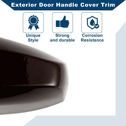 Door Handle Cover Trim for BMW X1 X5 F15 X6 (2014 - 2019) Brown ABS