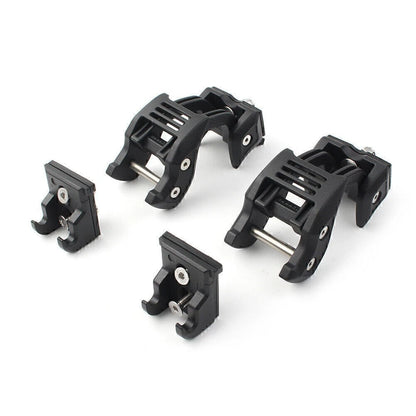 Set of 2 Door Hinged Step Pedals Foot Pegs for Jeep Wrangler JK JL (2007–2022)