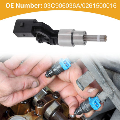 1 Pc Fuel Injector No.03C906036A/0261500016 for Audi A3 1.6L (2003–2007)