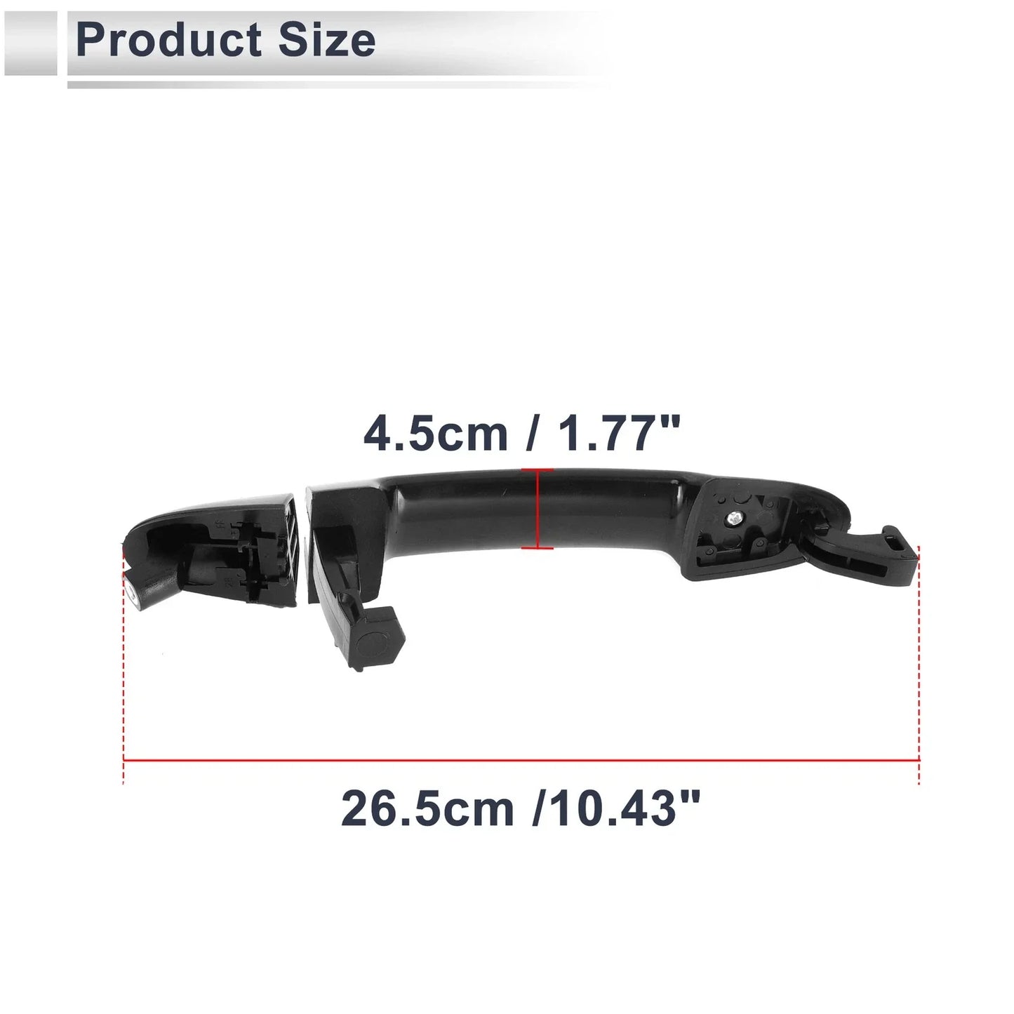 Front Right Exterior Door Handle for Hyundai Santa Fe (2007-2012)