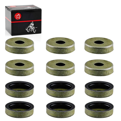 12PCS A-arm Thrust Dust Cover Pivot Seal Cap for Yamaha BANSHEE 350 (1987–2006)