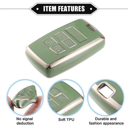 Smart Key Fob Case for Land Rover Discovery Sport (2010–2020) - Green