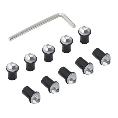10x Universal Windshield Kit Silver M5 Bolts Rubber Well Nuts Washers 5mm x 16mm

Universal Windshield Kit 10x Silver M5 Bolts Rubber Well Nuts Washers 5mm x 16mm
