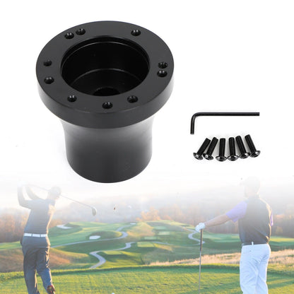 Aluminum Steering Wheel Adapter for EZGO TXT & RXV (2008–2023) Black