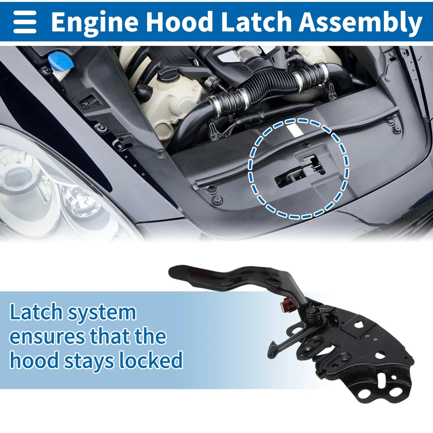 Hood Latch Assembly for Nissan Altima (2013–2017) No. 656019HS0A