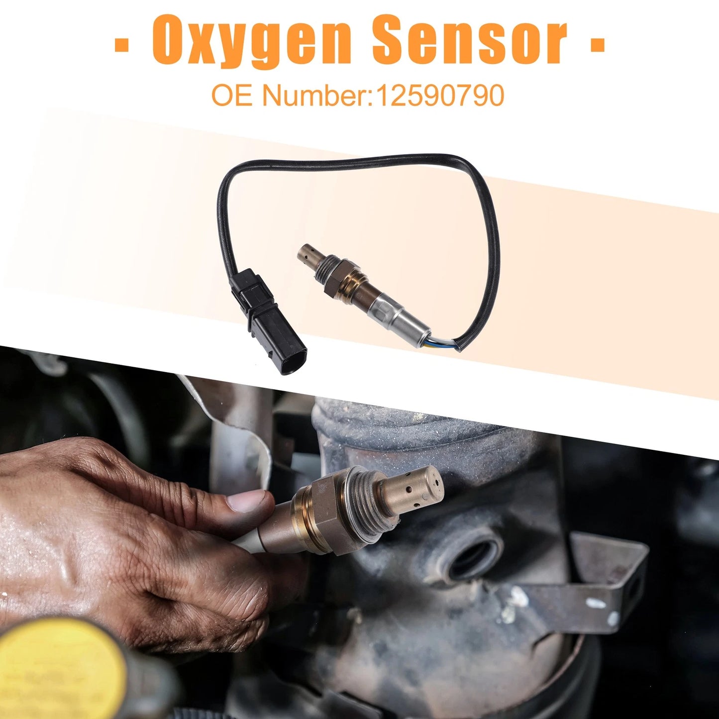 Front Oxygen Sensor for Seat Cordoba (2002) No. 036906262T Plastic Metal