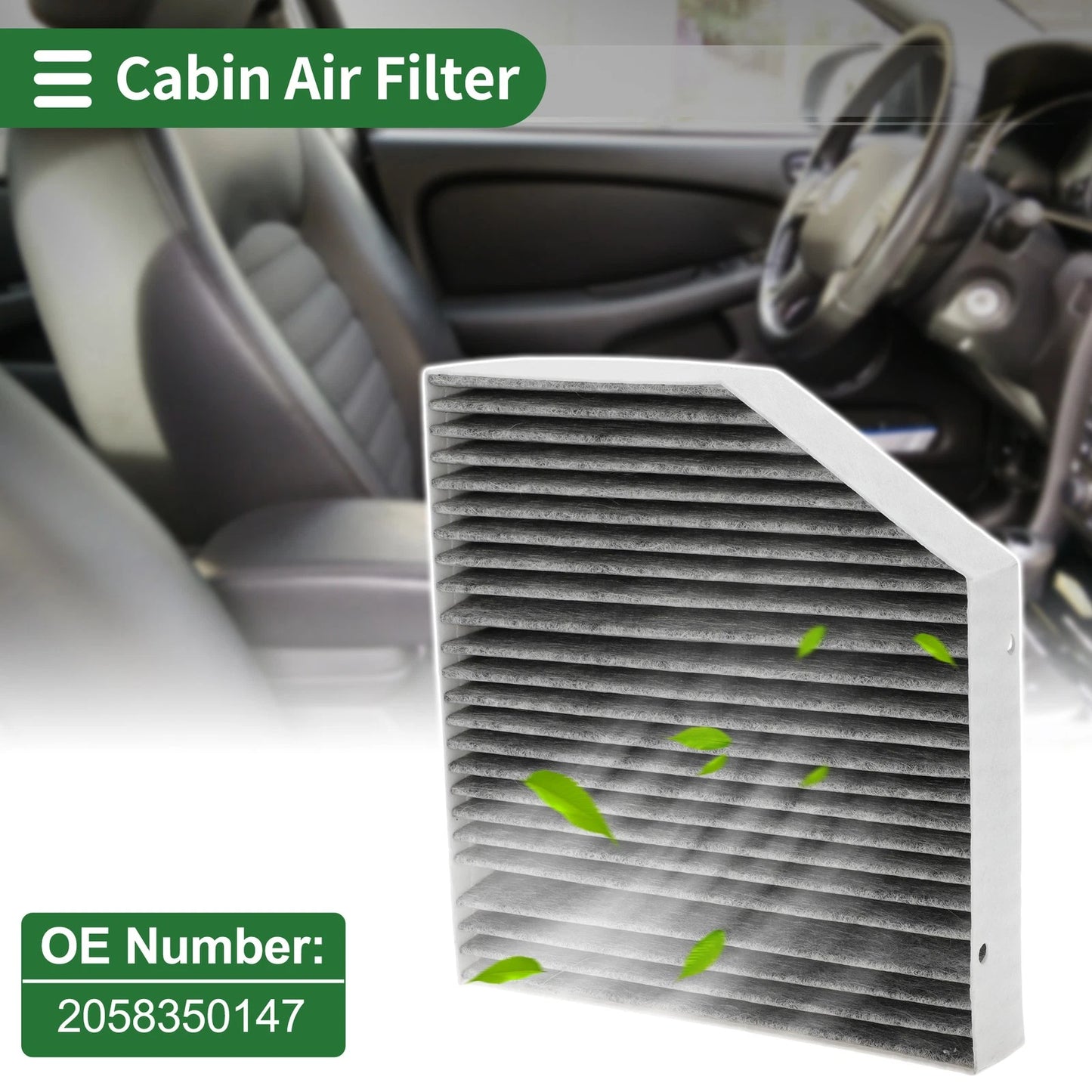 Cabin Air Filter for Mercedes-Benz AMG GT (C192) (2024) 2058350147
