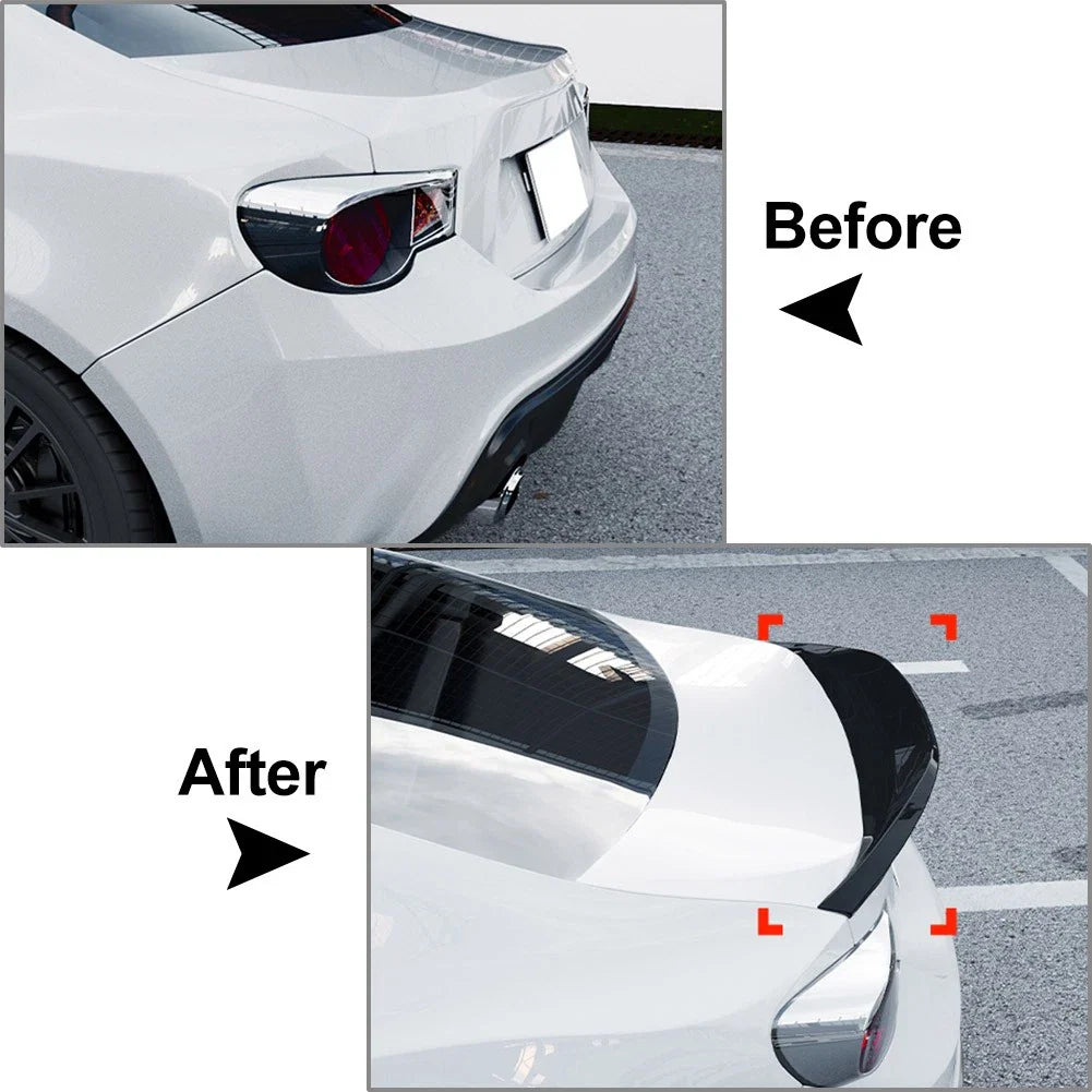 Carbon Black Rear Trunk Spoiler Wing for Subaru BRZ, Scion FR-S (2013-2020)
