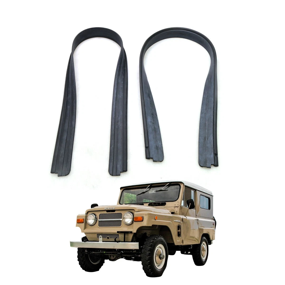 Rubber Weatherstrip for Datsun Nissan Patrol G60 (1960–1980)