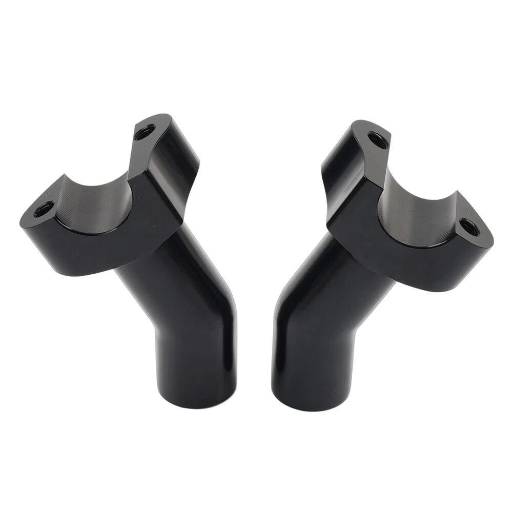 3.5" Pullback Handlebar Risers Black for Harley Dyna Softail Road King
