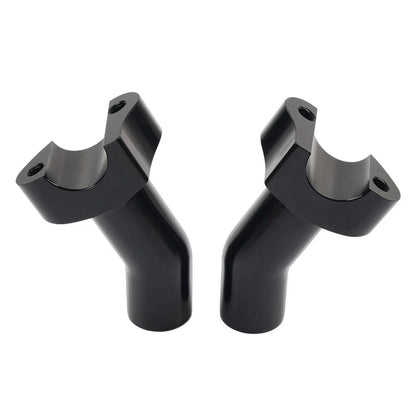 3.5" Pullback Handlebar Risers Black for Harley Dyna Softail Road King