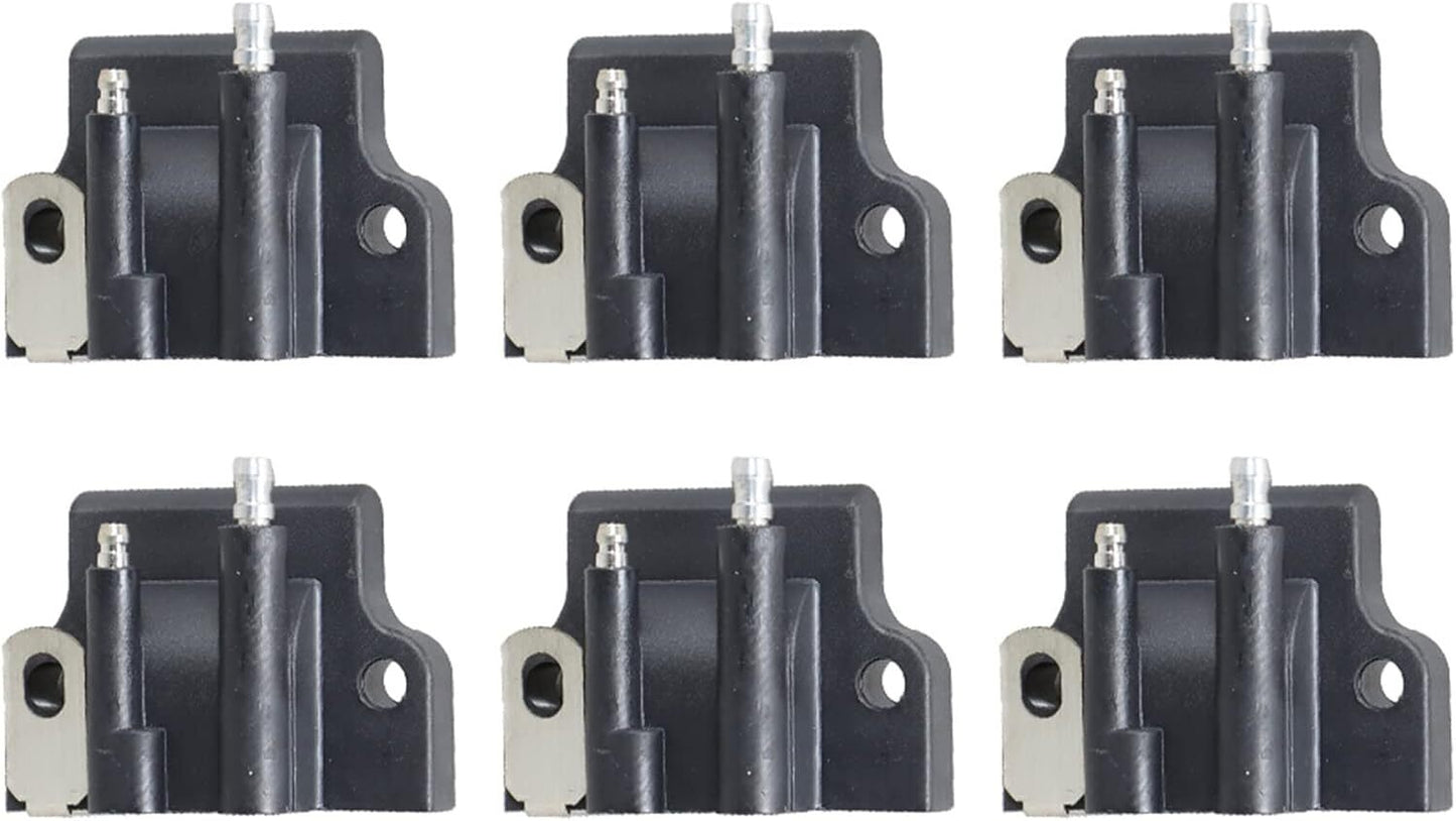 Set of 6 Ignition Coils for Johnson Evinrude (Various Models)