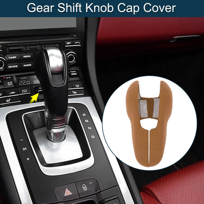 Gear Shift Knob Cap Cover for Porsche 911, 718, Boxster, Macan, Cayman, Panamera
