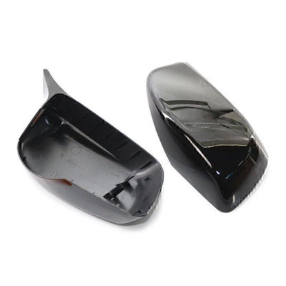 Glossy Black Rear View Mirror Covers for BMW E60 E61 (2004-2007)