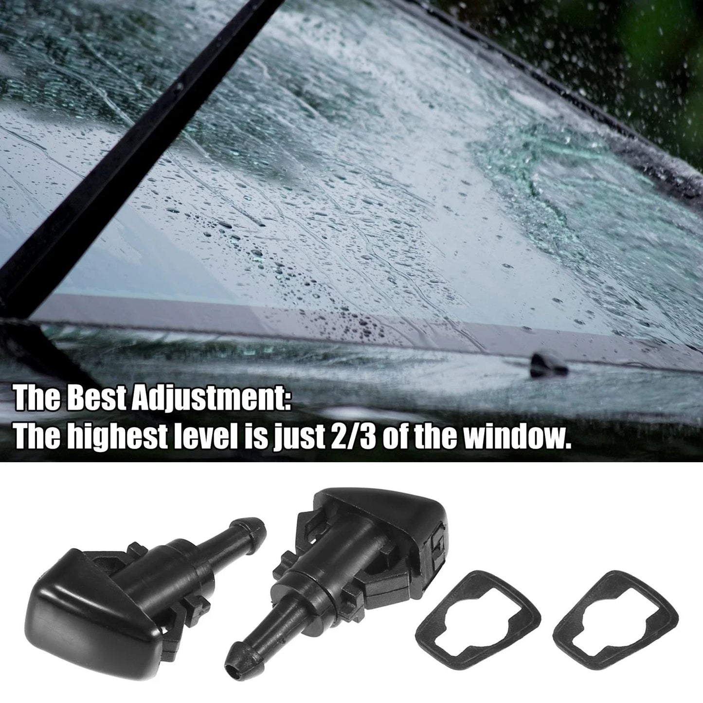 14 x Front Windshield Washer Nozzles Kit for Dodge Neon (2000-2005)