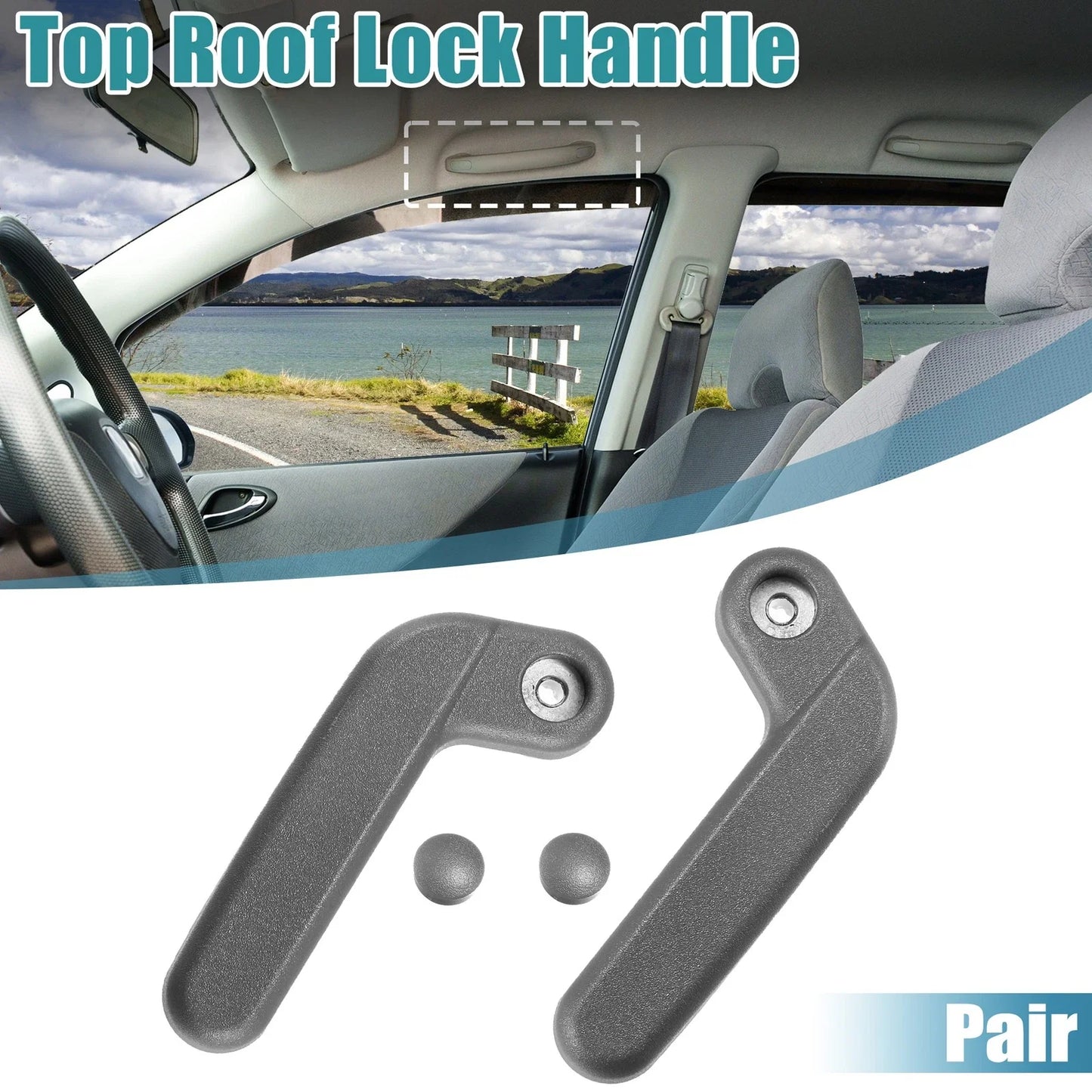 Top Roof Lock Handle for Honda Del Sol (1993-1997) - 1 Pair