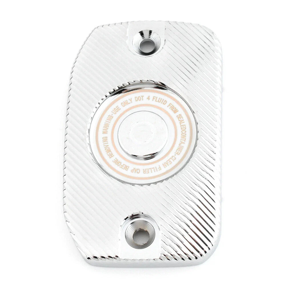Brake Front Reservoir Master Cylinder Cover Cap for Harley X350 (2023) Chrome