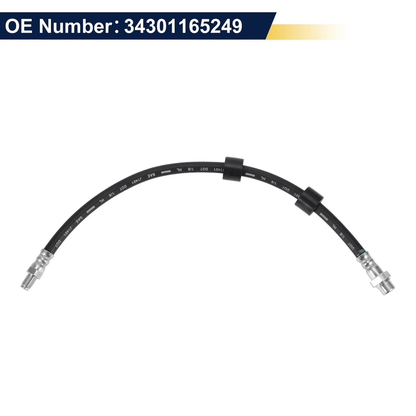 Front Left Right Brake Hose for BMW 5 Series (E39) 520i (2000–2003) No.34301165249
