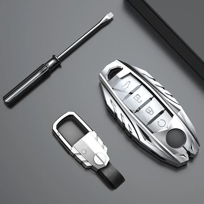Key Case Cover for Nissan 370Z Sentra Rogue X-Trail INFINITI Q30 (2010-2023)