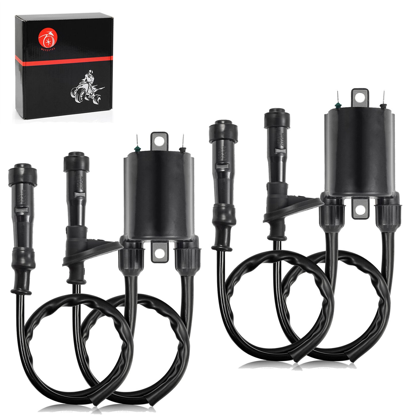 2 Sets of Ignition Coils for Honda VT750C Shadow (1998–2001)