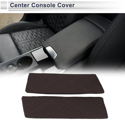 Center Console Cover for BMW 5 Series G30 (2018–2023) Dark Brown Set of 1