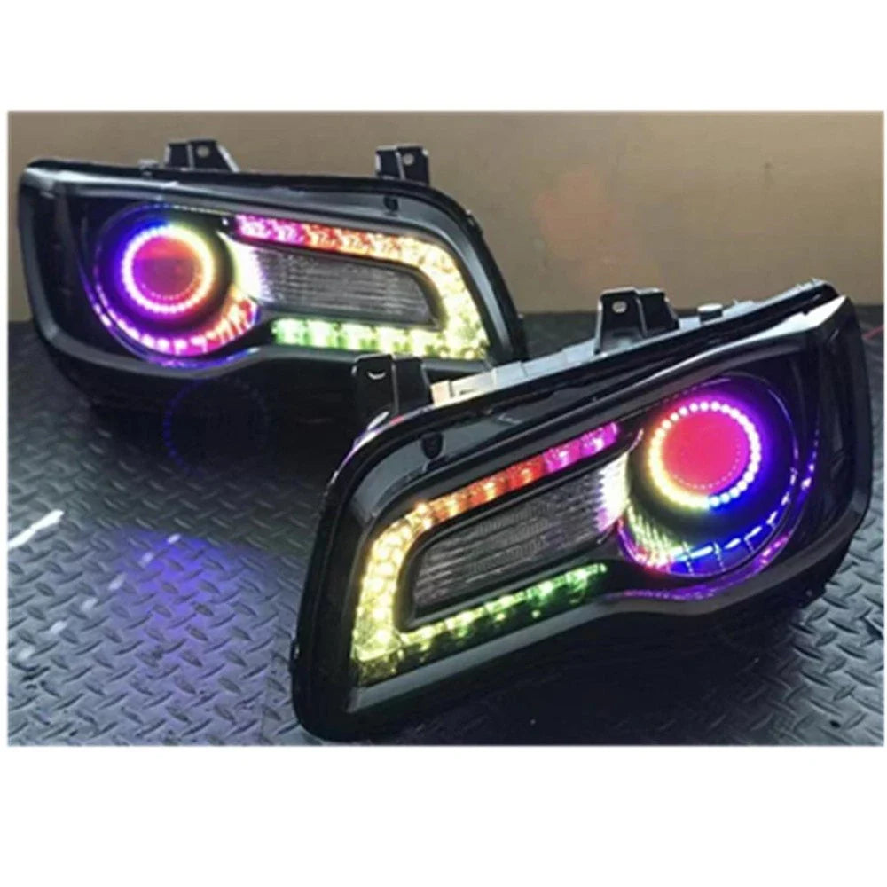 Multicolor LED DRL Boards w/ Halo Rings for Chrysler 300C (2005-2010)
