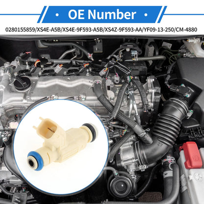 Fuel Injector No. 0280155859 for Ford Escort 2.0 (1999–2001) 1 Pc Beige