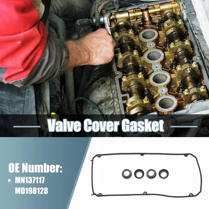 Rubber Engine Valve Cover Gaskets Seals for Mitsubishi Eclipse (2005–2012)