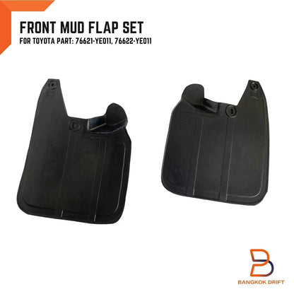 Front Rubber Mud Flap Splash Guard for Toyota Hilux 2WD (1988-1996)