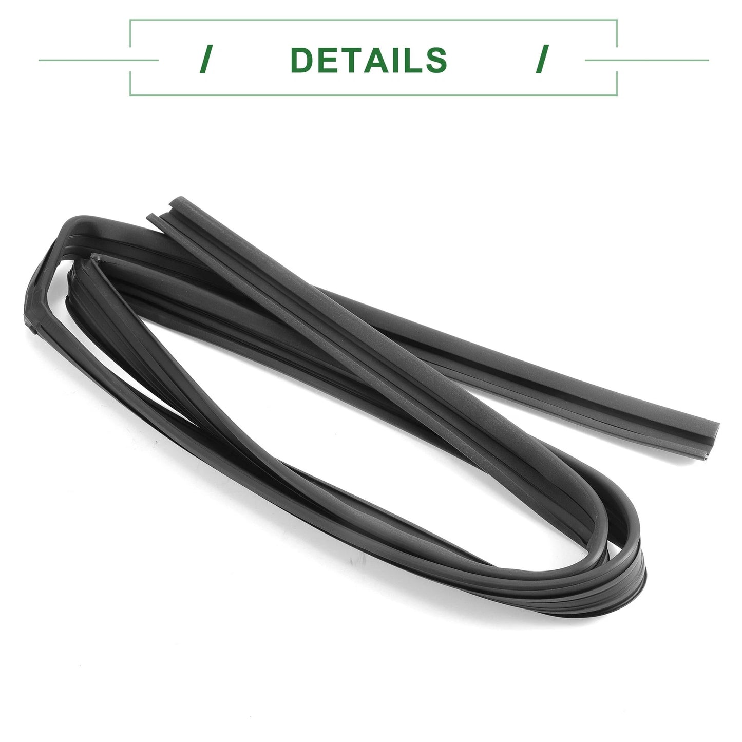 1Pc Front Left Door Window Run Channel Seal Strip for Honda Fit (2007–2019)