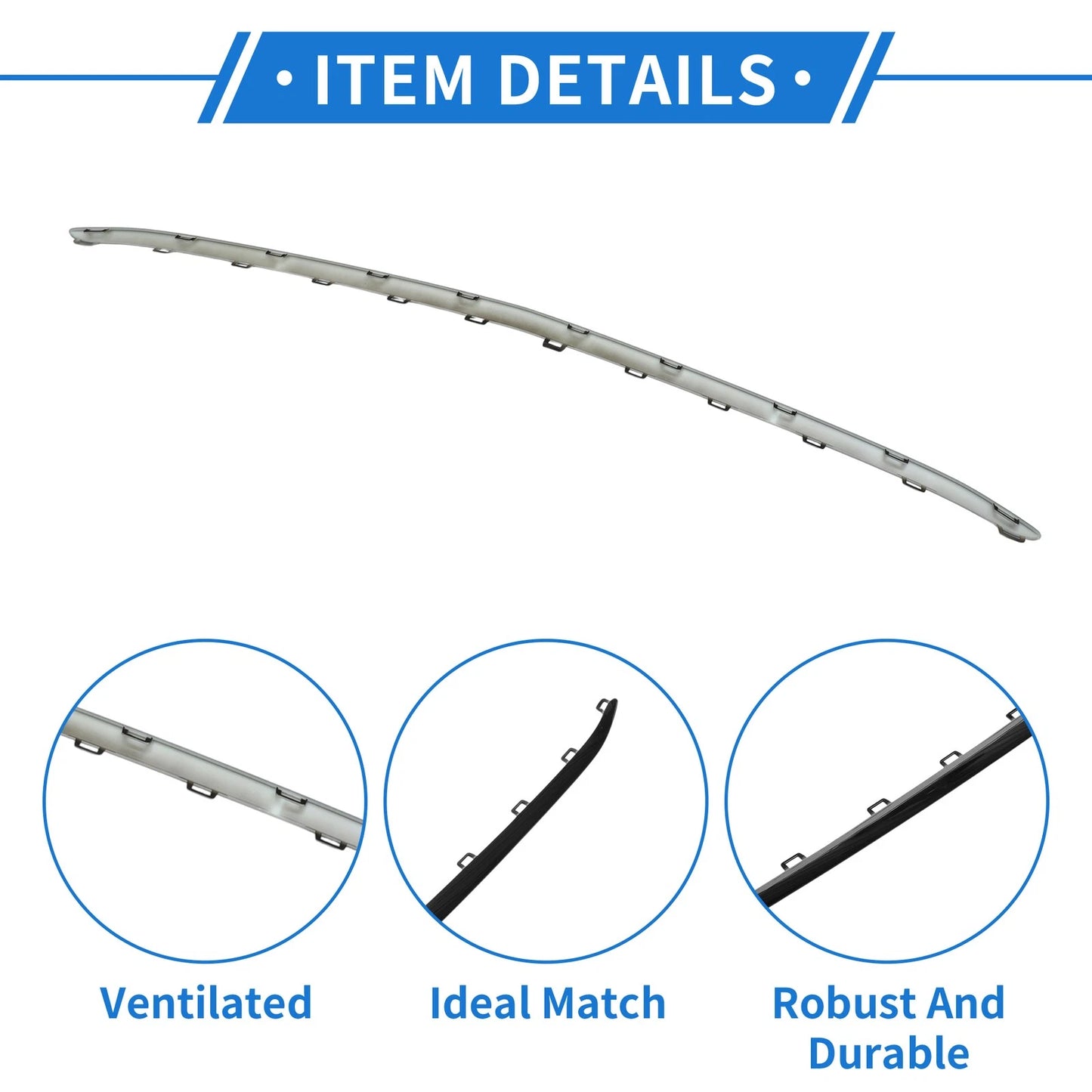 Bumper Grille Trim Garnish No.2138850505 for Mercedes-Benz W213/E (2021–2024)