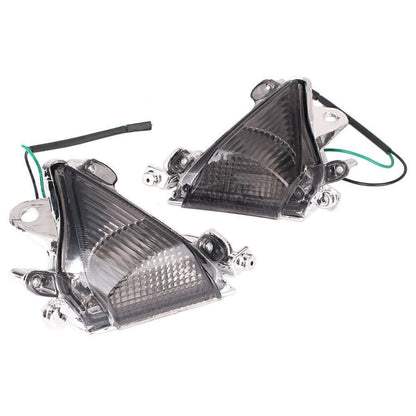 Front Turn Signal Smoke Lens Cover for Kawasaki Ninja ZX10R (2004–2005)