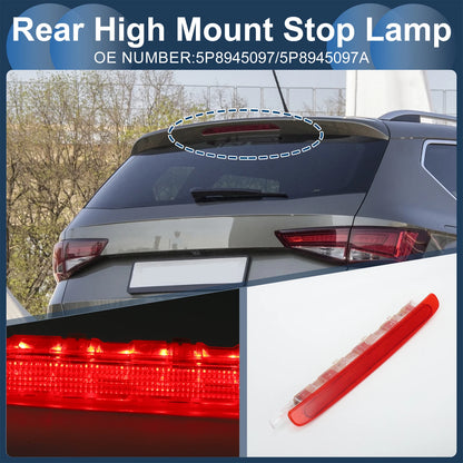LED Third Brake Light for Seat Altea XL-Type 5P (2006–2015) Red Housing