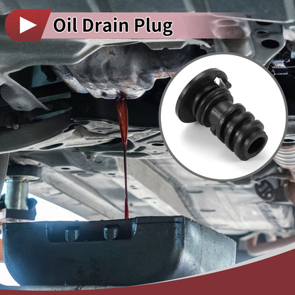 Set of 1 Rubber Oil Drain Plug for Mercedes C63 AMG (2016–2018) No.A0029902017
